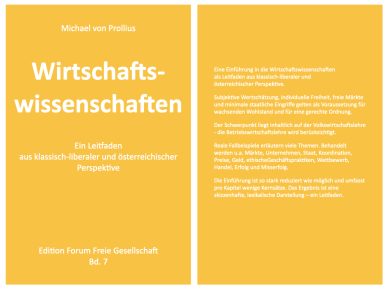 Michael von Prollius: Wirtschaftswissenschaften